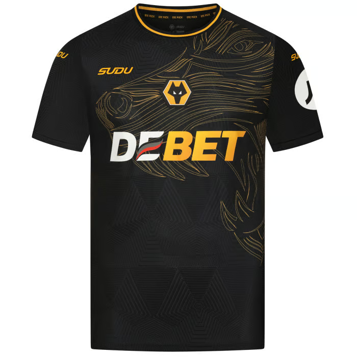 Herren Wolverhampton Wanderers 2024/25 Auswärts Authentisches Trikot