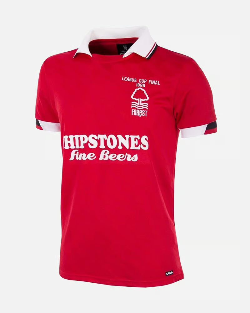 Damen Nottingham Forest 1989 Heim Retro Trikot