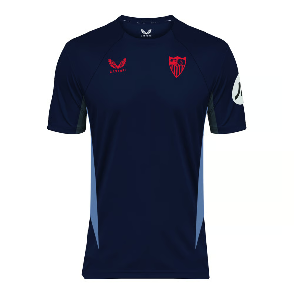 Kinder Sevilla FC 2024/25 Drittes Authentisches Trainingsshirt - Navy