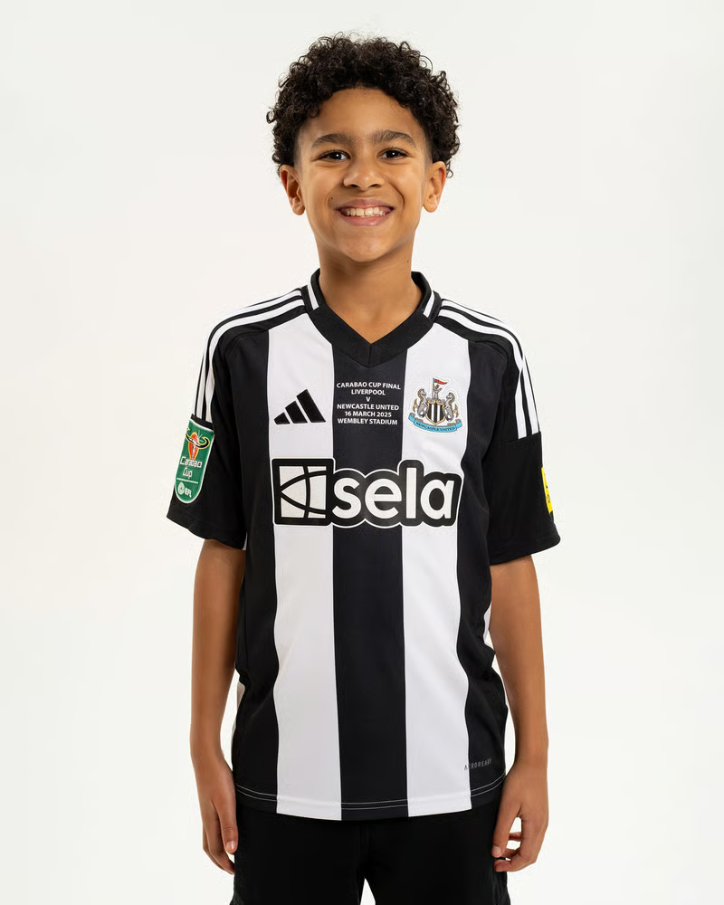 Kinder Newcastle United 2025 Carabao Cup Siegertrikot