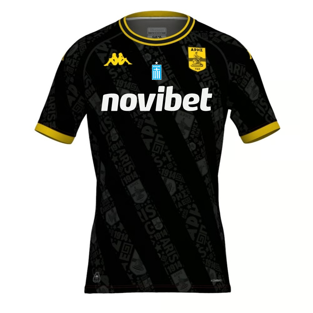Damen Aris FC 2024/25 Auswärtstrikot - Schwarz
