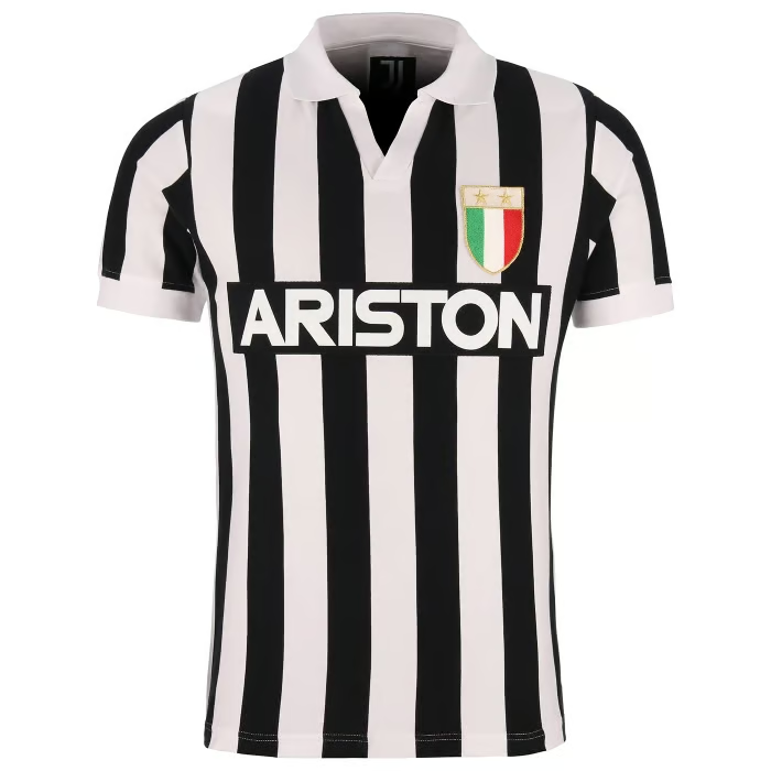 Damen Juventus 1984/85 Heim Retro Trikot