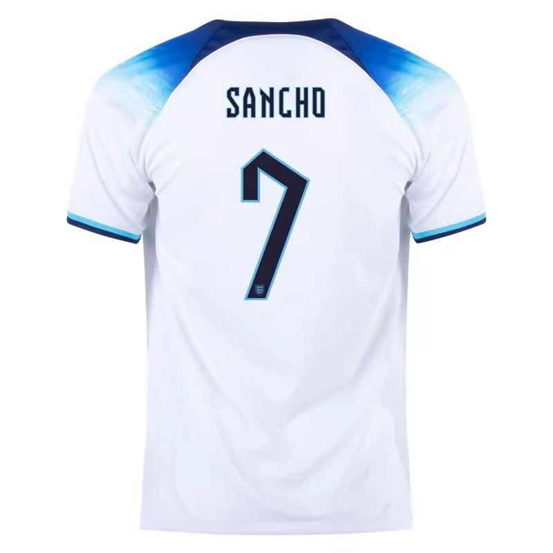 Jadon Sancho #7 England Heimtrikot Weltmeisterschaft 2022