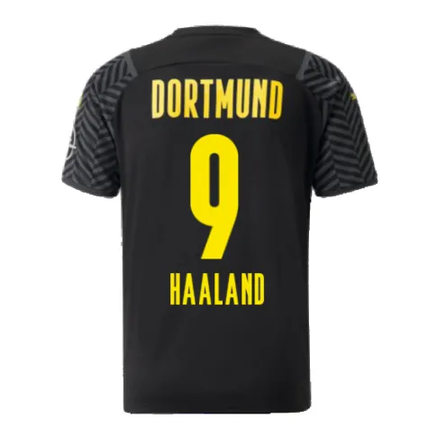 Kinder HAALAND Borussia Dortmund 2021/22 Auswärtstrikot