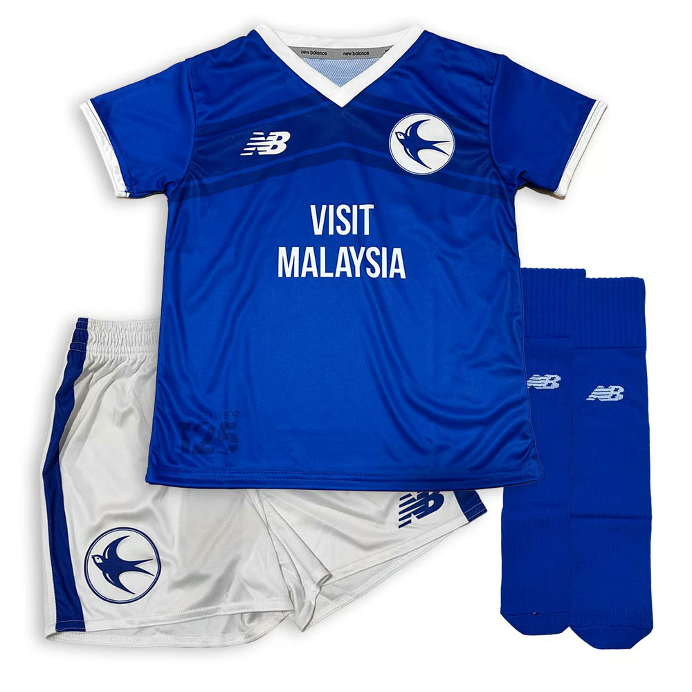 Kind Cardiff City 2024/25 Heimkit