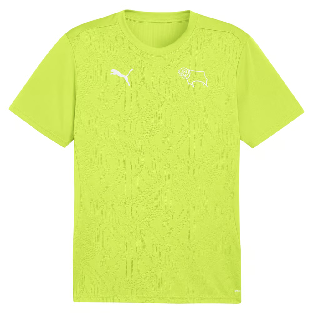 Kind Derby County 2024/25 Dritt Authentisches Trainingsshirt - Grün