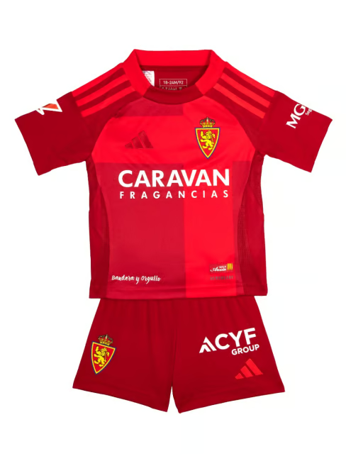 Kinder Real Zaragoza 2024/25 Auswärtiges Kit