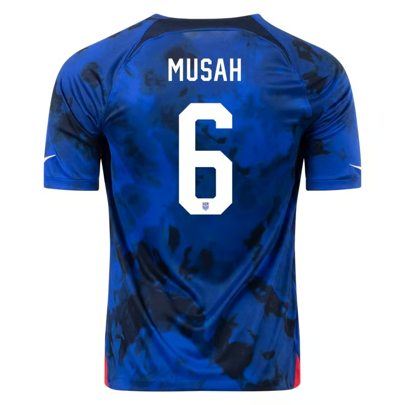 Yunus Musah #6 USMNT Auswärtstrikot Weltmeisterschaft 2022