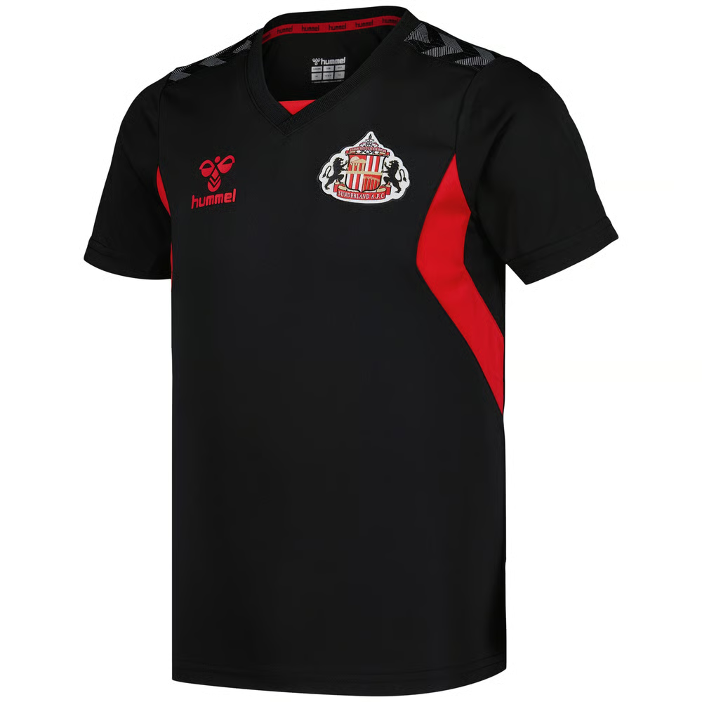 Kinder Sunderland 2024/25 Drittes Authentisches Training Trikot - Schwarz