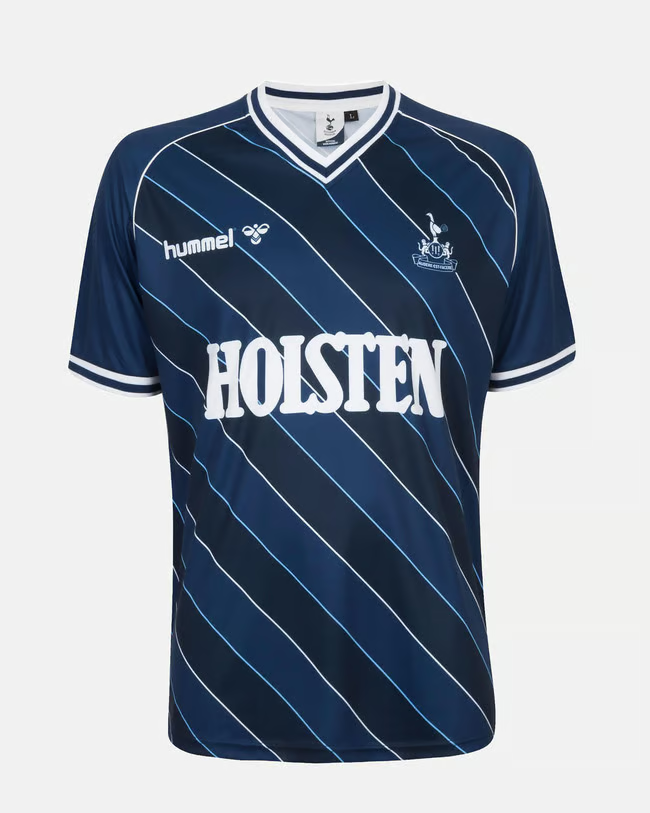 Damen Tottenham Hotspur 1986 Auswärts Retro Hummel Trikot