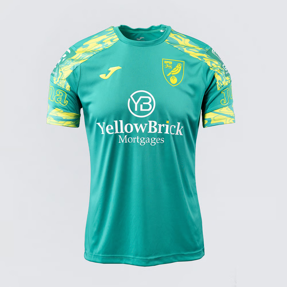 Herren Norwich City 2024/25 Drittel Authentisches Warm-Up-Trainingsshirt