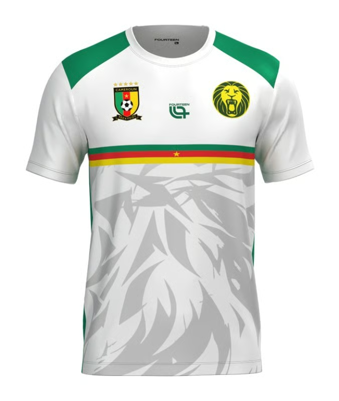 Damen Kamerun 2025 Drittes Authentisches Training Shirt - Weiß