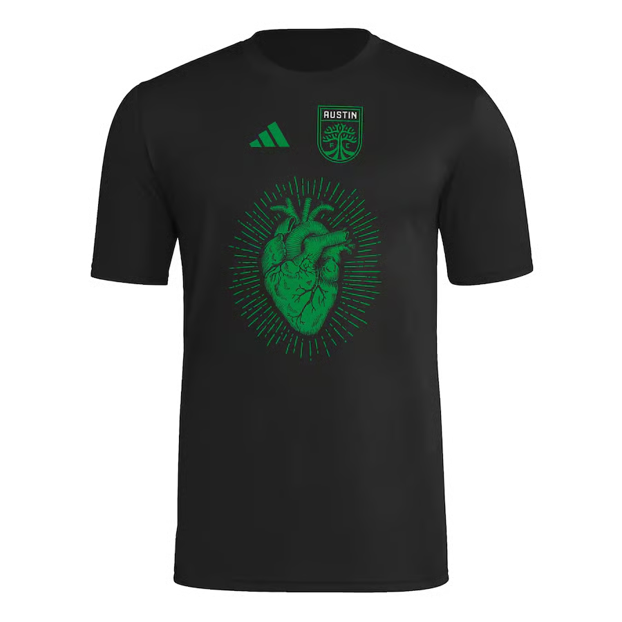 Damen Austin FC 2025 Drittes Hook AEROREADY Shirt - Grün