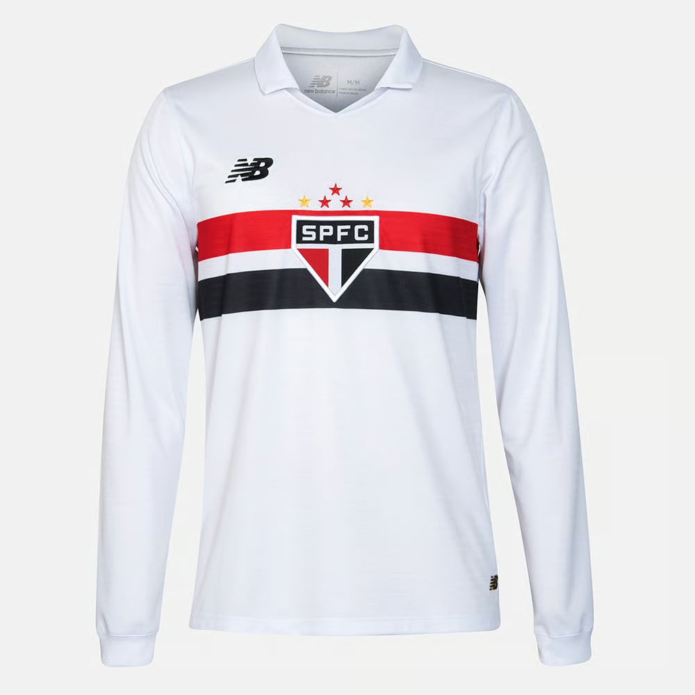 Herren São Paulo 2024 Heim Langarmtrikot