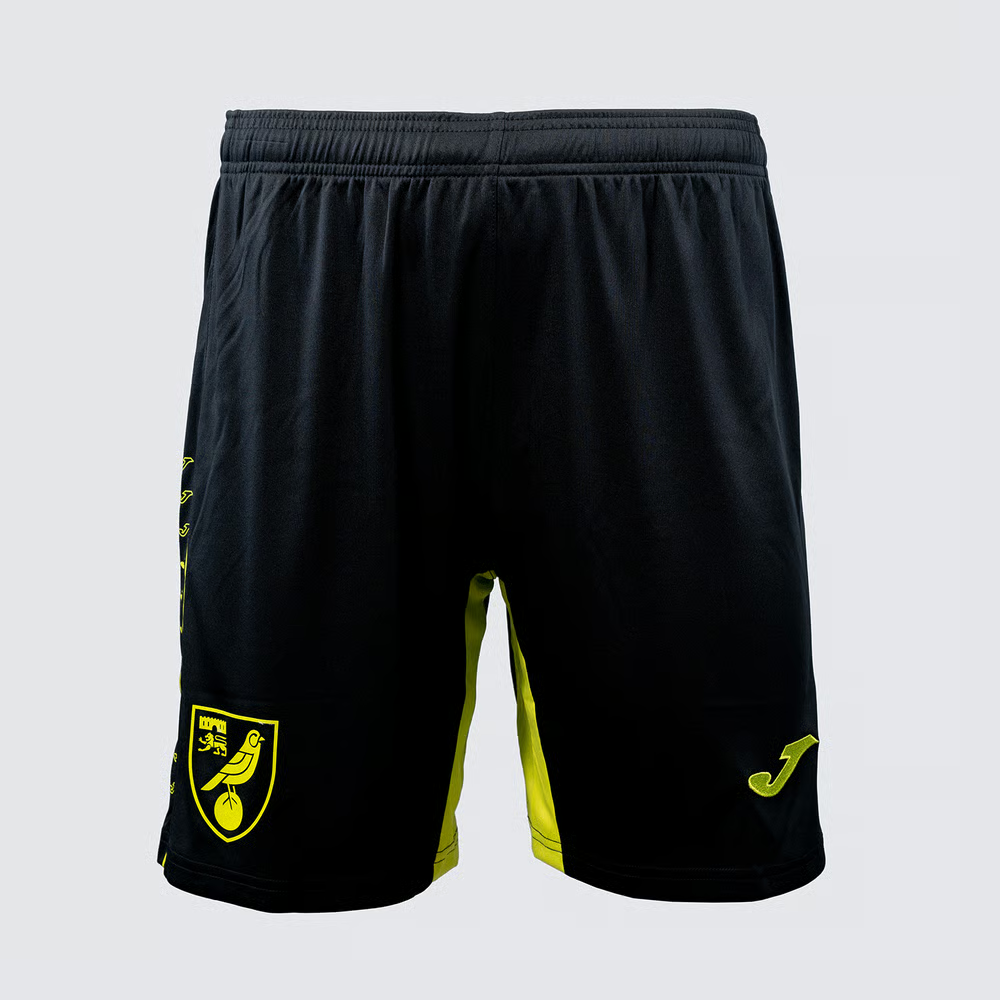 Herren Norwich City 2024/25 Drittel Authentische Warm-Up-Trainingsshorts