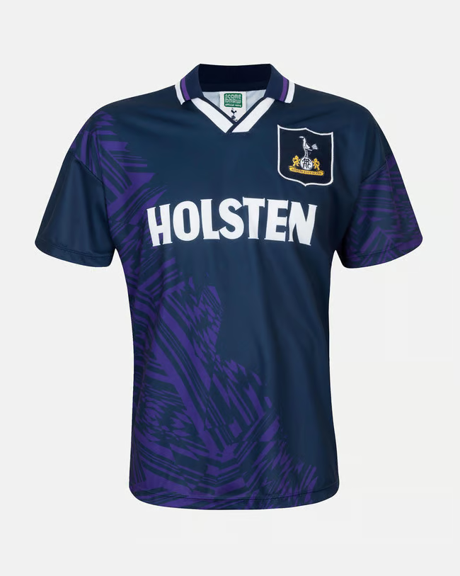 Kinder Tottenham Hotspur 1994 Auswärts Retro Trikot