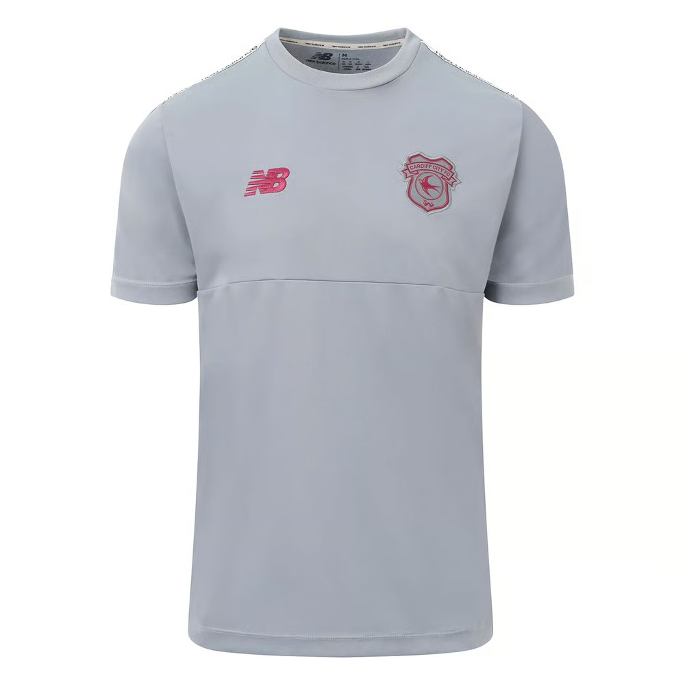 Herren Cardiff City 2024/25 Dritt Authentisches Trainingsshirt - Grau