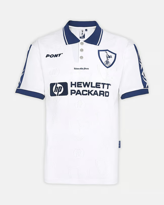 Kinder Tottenham Hotspur 1995 Heim Retro Pony Trikot