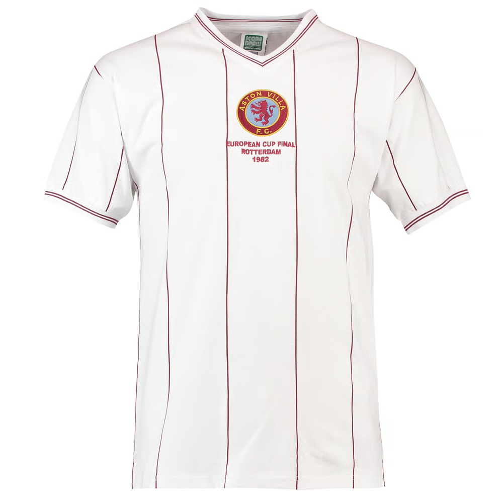 Damen Aston Villa 1982 Retro Europapokal Final Trikot