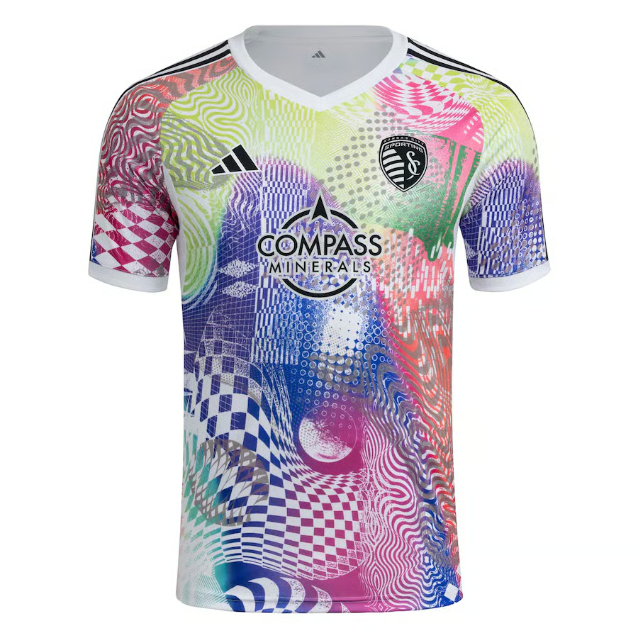 Damen Sporting Kansas City 2025 Drittes Pre-Match Shirt - Weiß