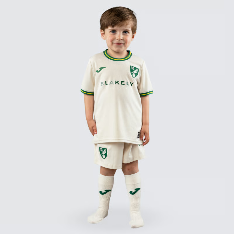 Kind Norwich City 2024/25 Dritttrikot