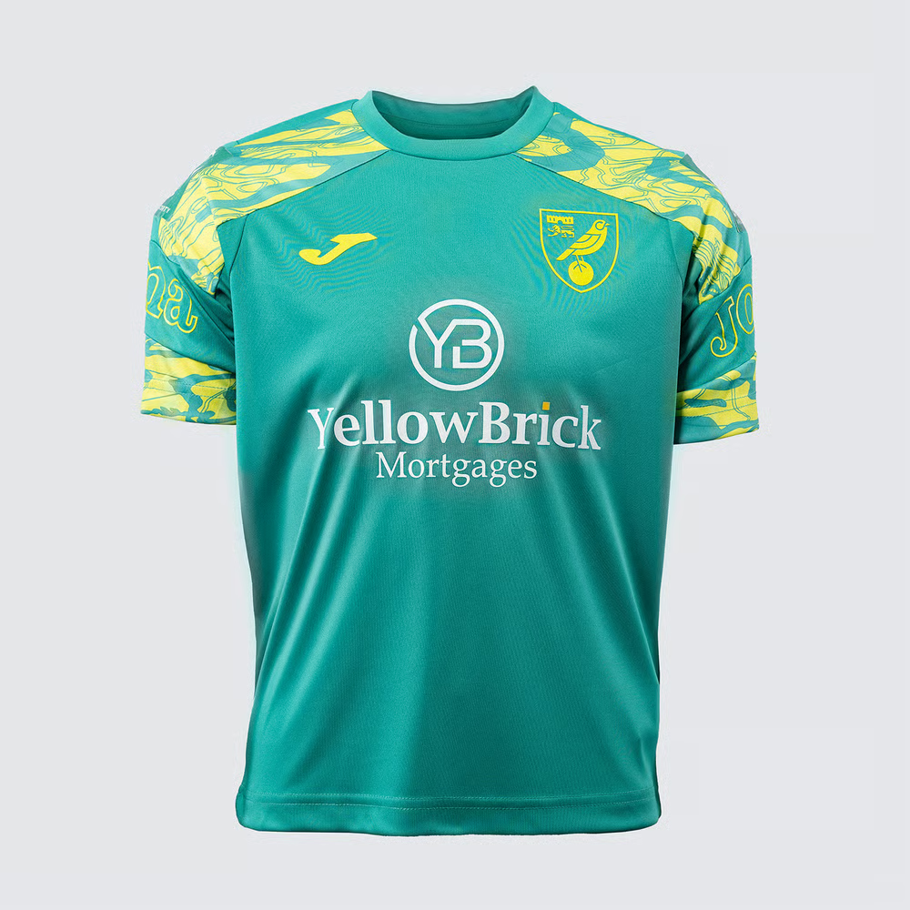 Kind Norwich City 2024/25 Dritt Authentisches Aufwärmtrainingsshirt
