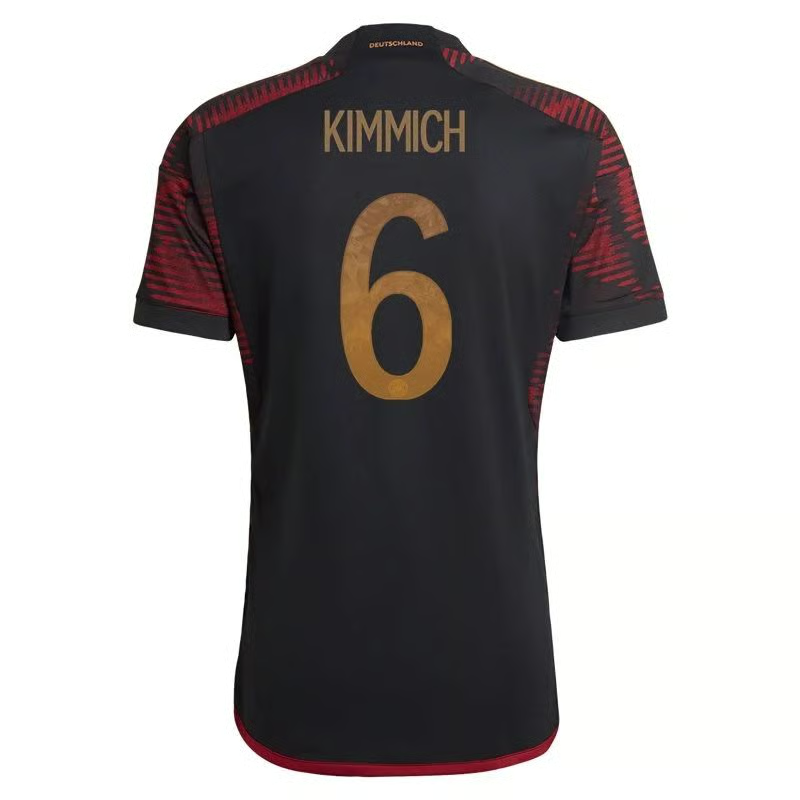Joshua Kimmich #6 Deutschland Auswärtstrikot Weltmeisterschaft 2022