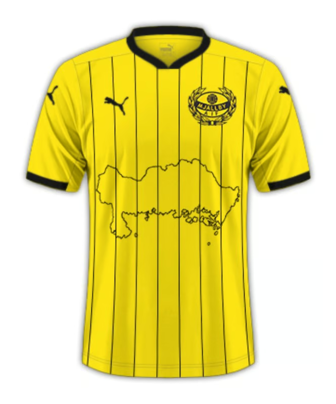 Damen Mjällby AIF 2024 Heim Pre-Season Trikot