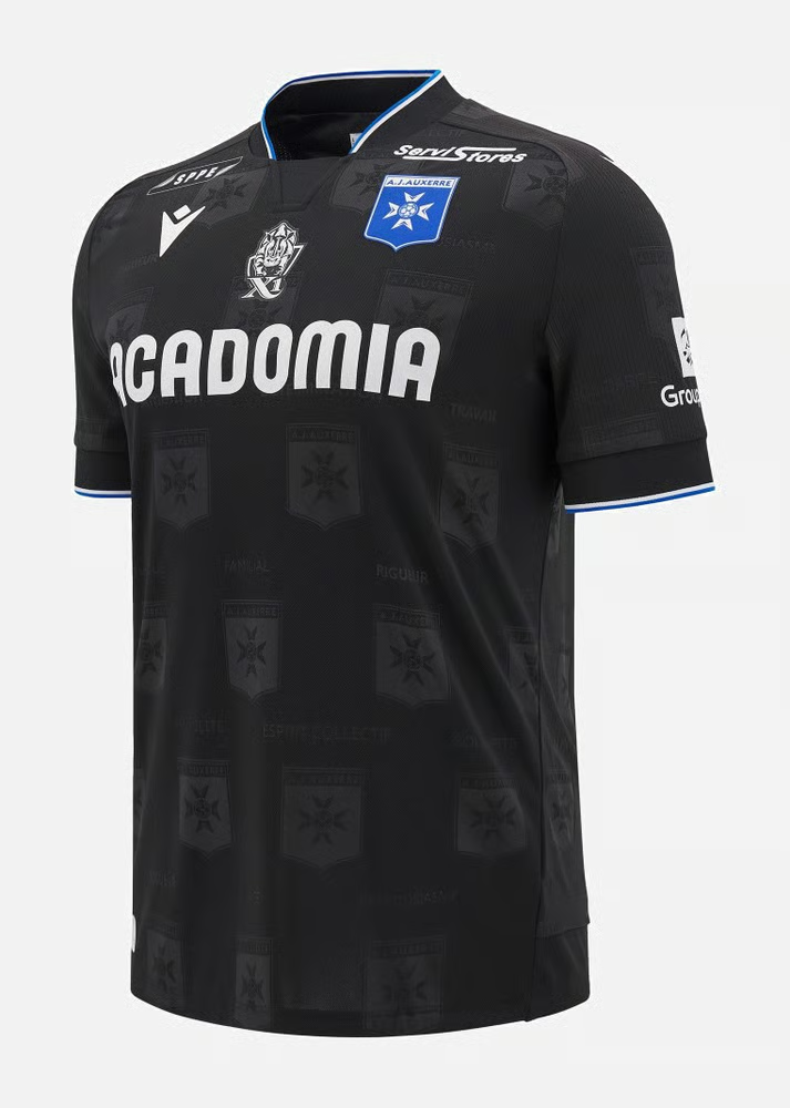 Kinder AJ Auxerre 2024/25 Auswärts Trikot