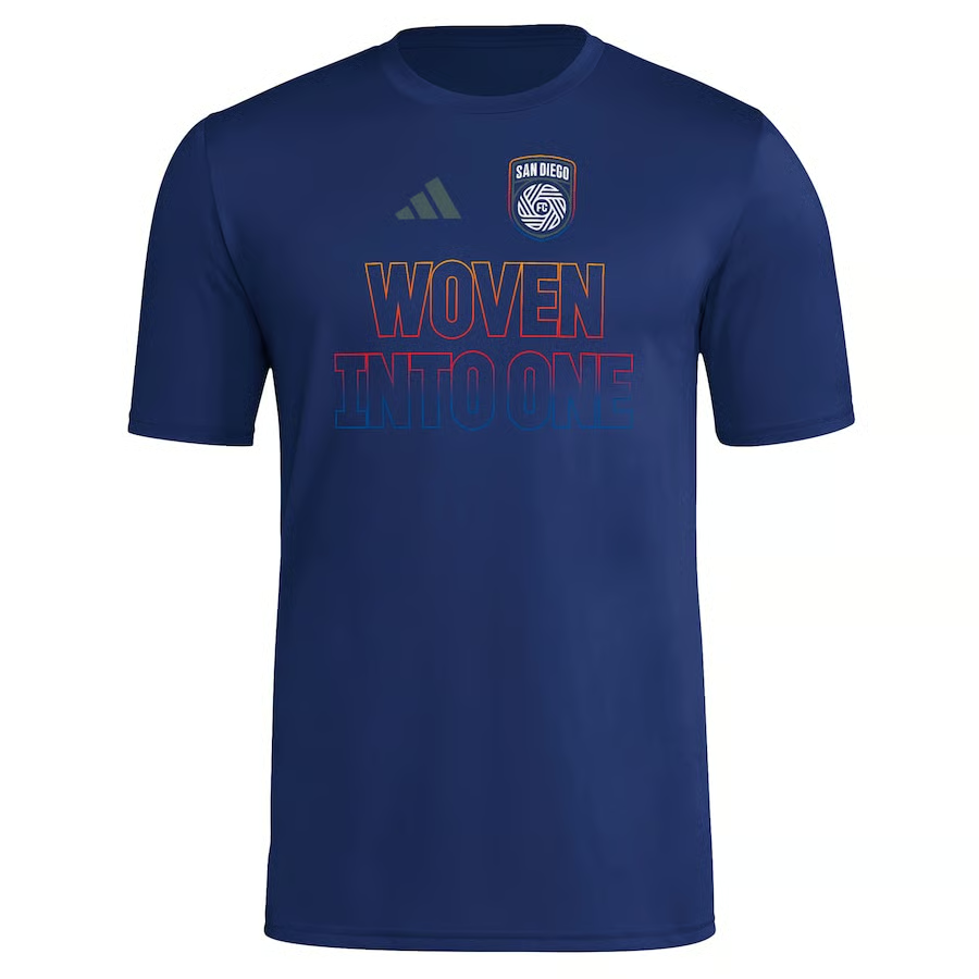 Damen San Diego FC 2025 Drittes Hook AEROREADY Shirt - Navy