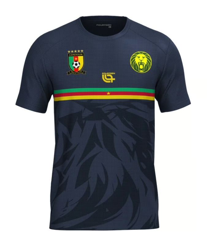 Damen Kamerun 2025 Drittes Authentisches Training Shirt - Marine