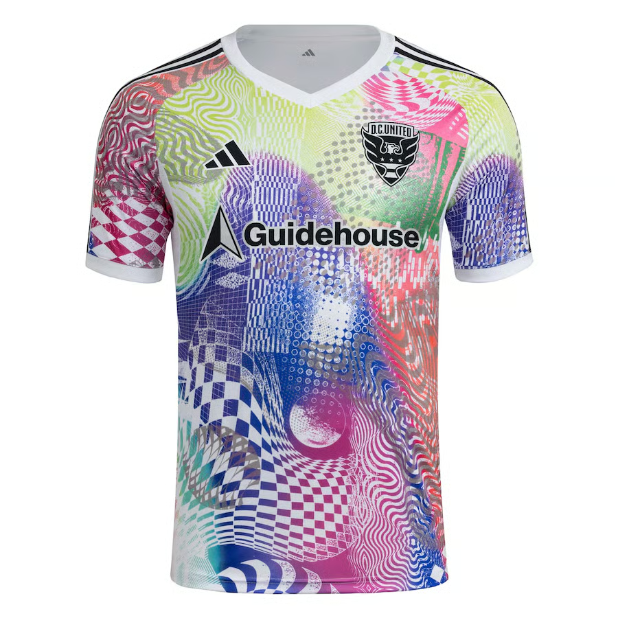 Herren D.C. United 2025 Drittes Pre Match Shirt - Weiß