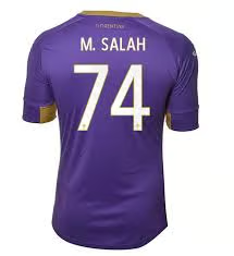 Damen M.SALAH Fiorentina 2014/15 Heimtrikot