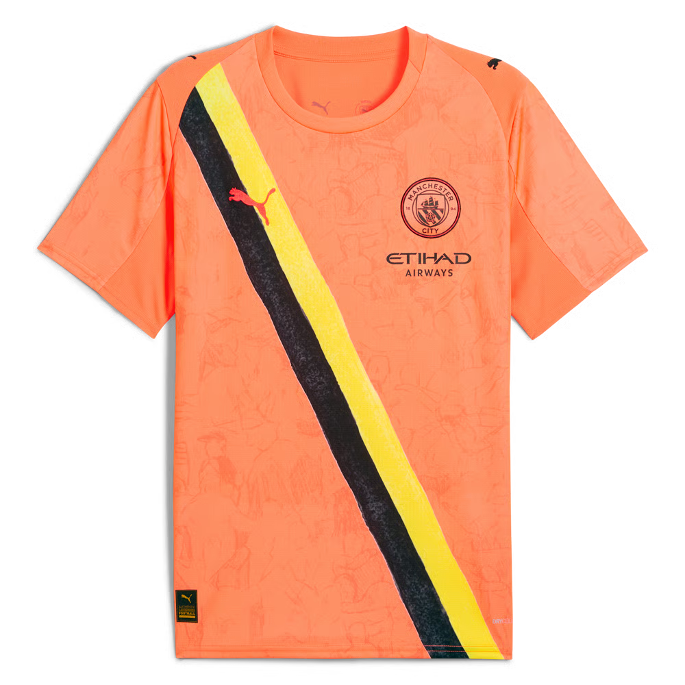 Kinder Manchester City 2025/26 KidSuper Trikot - Orange