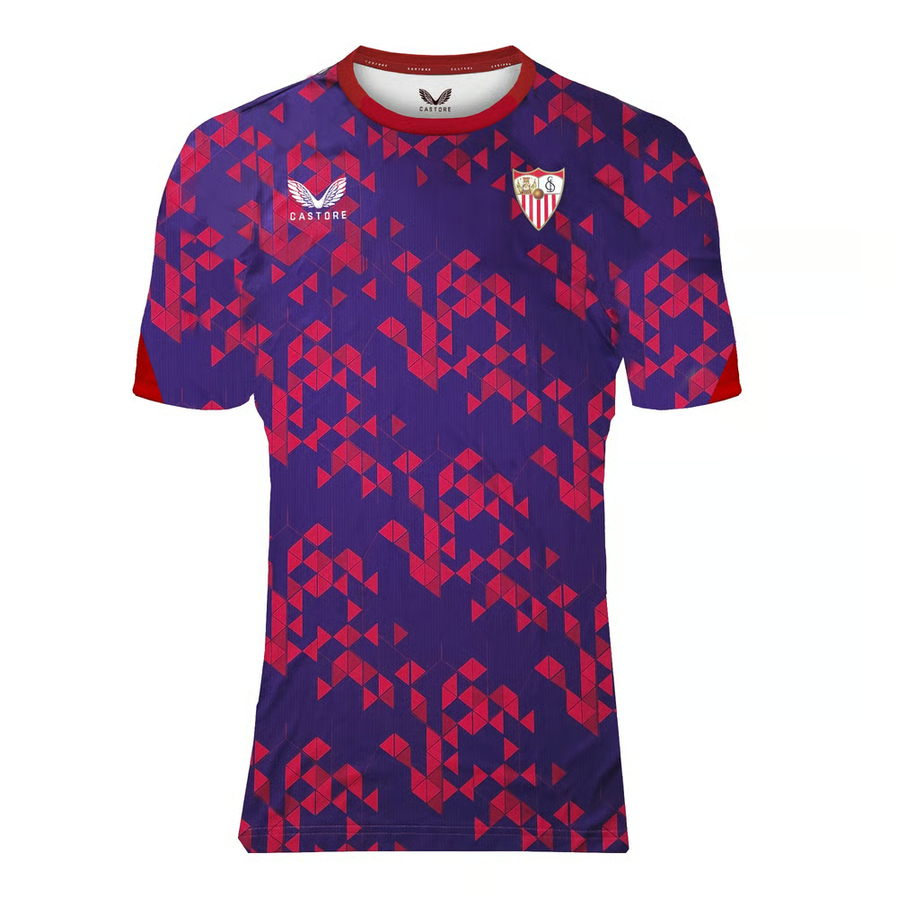 Herren Sevilla FC 2024/25 Drittes Pre Match Shirt - Lila