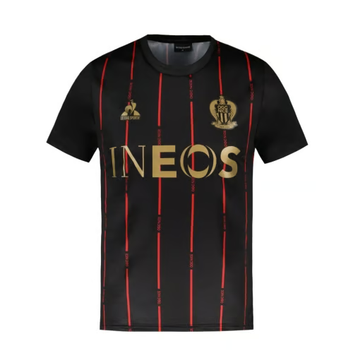Herren OGC Nice 2024/25 Heimtrainingsshirt Vor Match