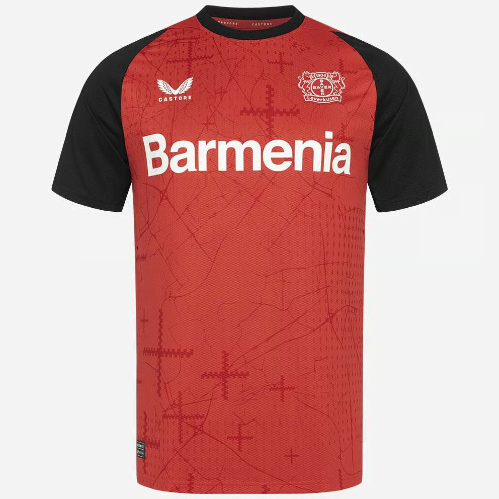 Herren Bayer 04 Leverkusen 2024/25 Heim Authentisches Pro Trikot
