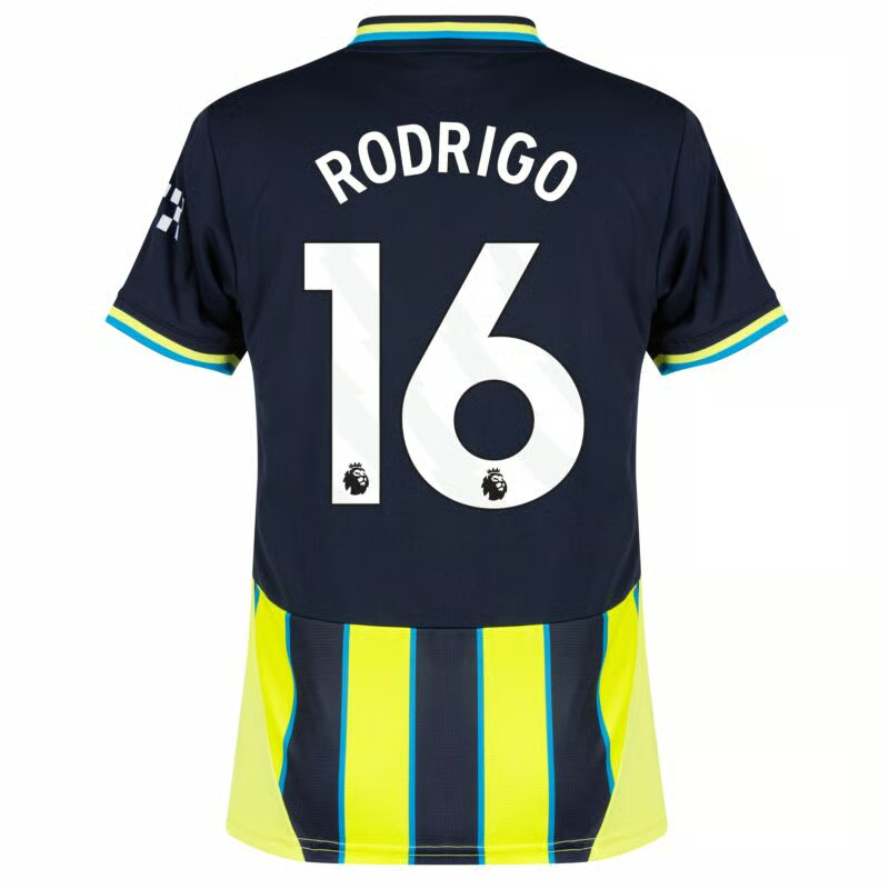 Kinder RODRIGO Manchester City 2024/25 Auswärtstrikot
