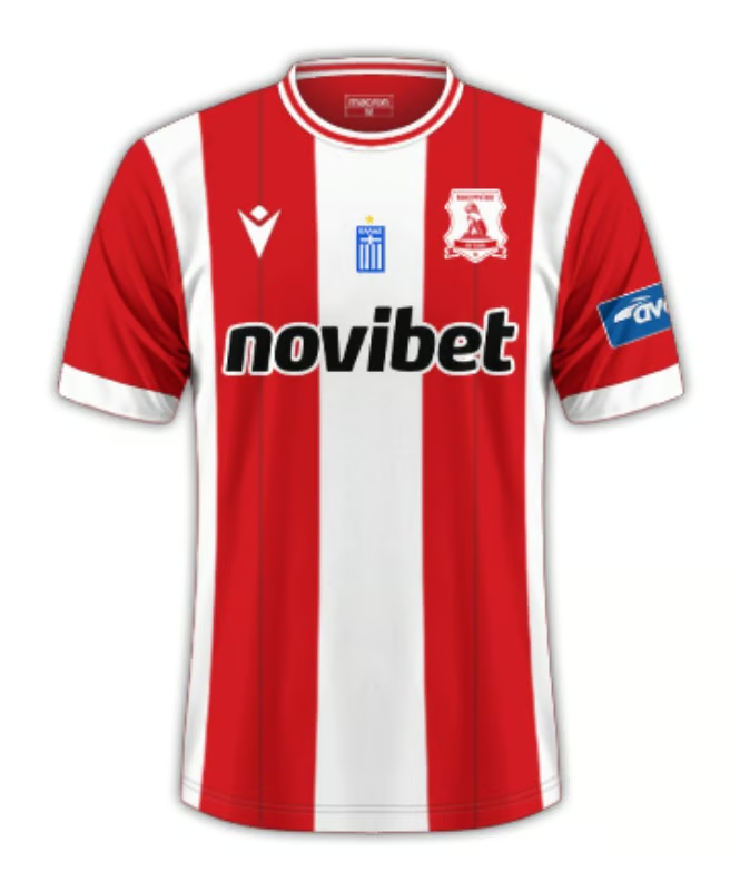 Kinder Panserraikos FC 2024/25 Heimtrikot