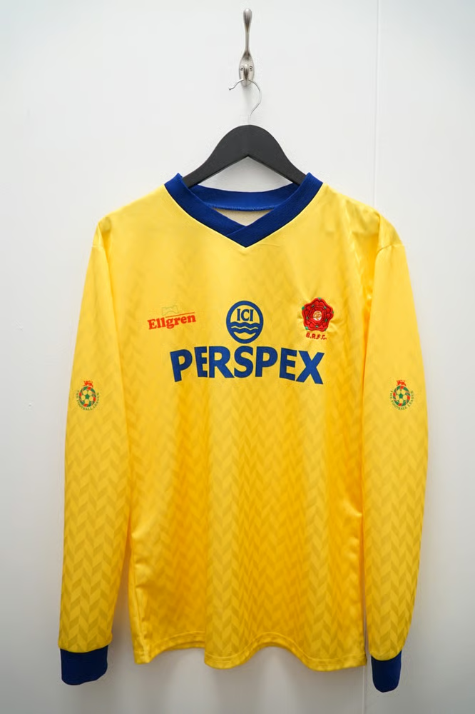 Damen Leeds United 1988/89 Auswärts Retro Langarmtrikot