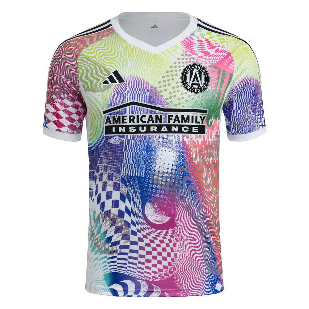Damen Atlanta United FC 2025 Drittes Pre Match Shirt - Weiß