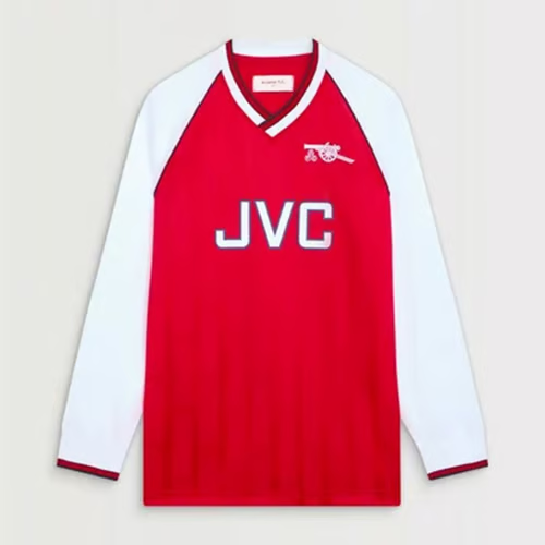 Kinder Arsenal 1988/89 Heim Retro Langarmtrikot