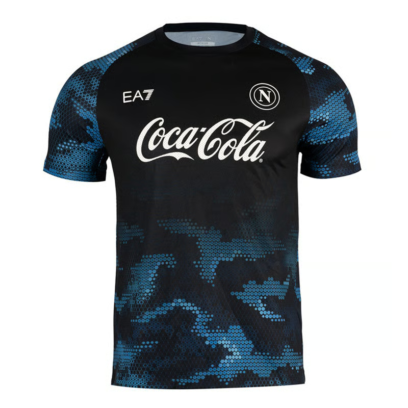 Herren Neapel 2024/25 Dritte Authentische Trainingsshirt - Blau
