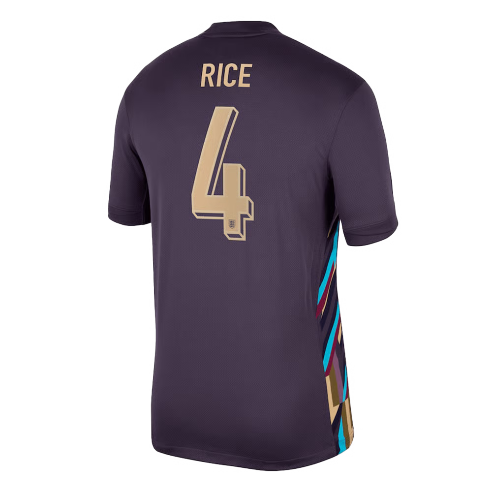 Declan Rice #4 England Auswärtstrikot EURO 2024