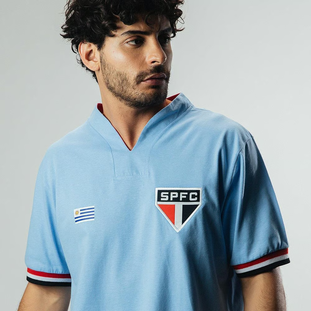 Kinder São Paulo Uruguay Idole Kollektion Retro Trikot Nr. 5