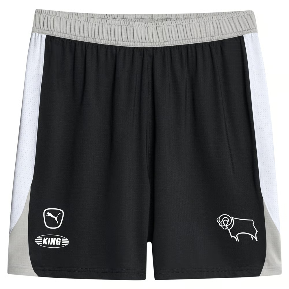 Herren Derby County 2024/25 Dritt Authentische Pro Warm Up Trainingsshorts