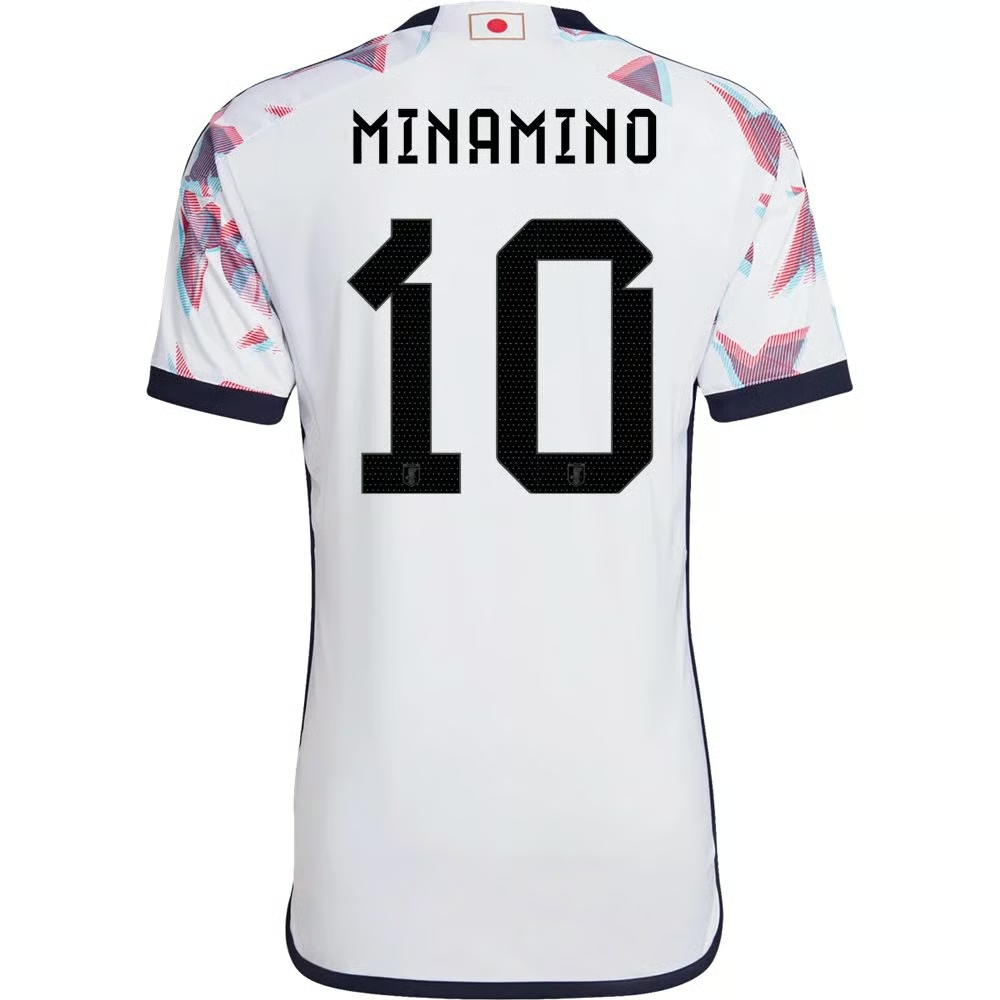 Takumi Minamino #10 Japan Auswärtstrikot Weltmeisterschaft 2022