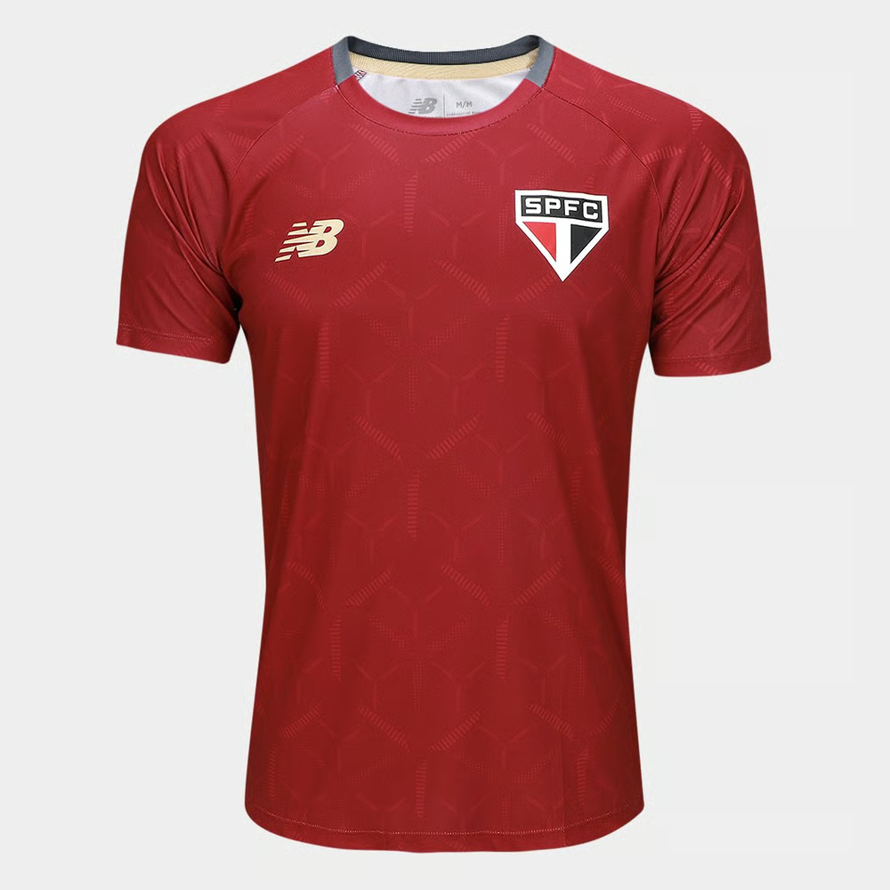 Damen São Paulo 2025 Dritt Authentisches Trainingsshirt - Rot