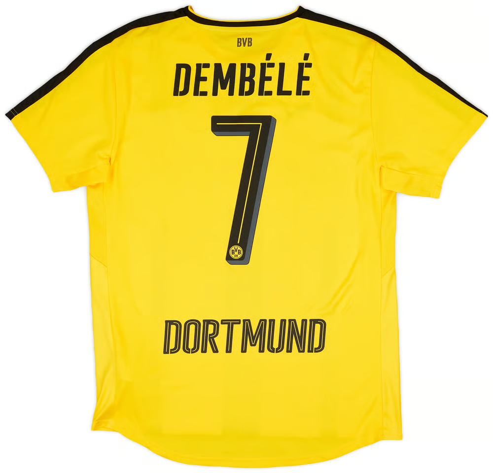 Damen O.DEMBELE Borussia Dortmund 2016/17 Heimtrikot