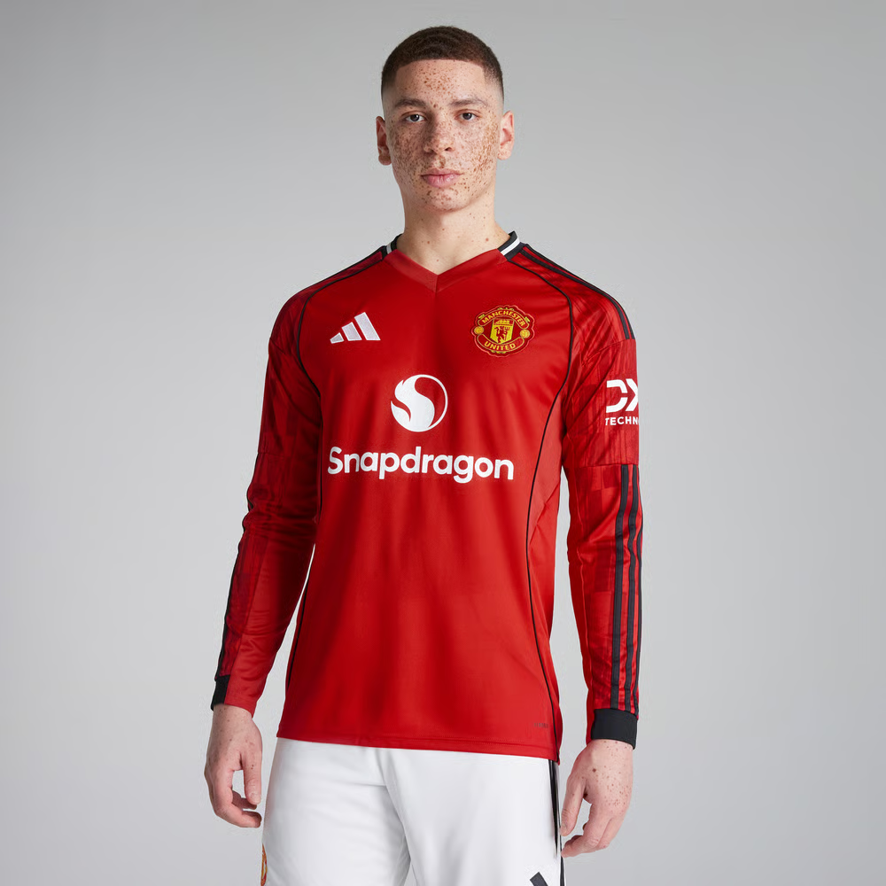 Herrentrikot Manchester United 2025/26 Heim Langarm